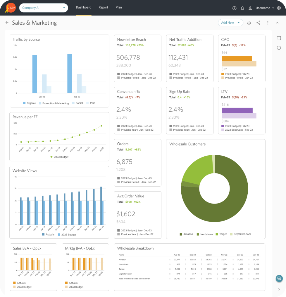 Financial Planning & Analysis Solution for CPG companies